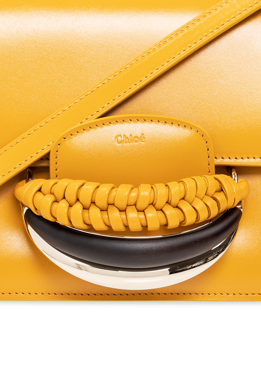 【送料&関税込】ChloAC Mud Leather Small Kattie Handbag Kattie Small' shoulder bag Chloé - sac chloe en cuir